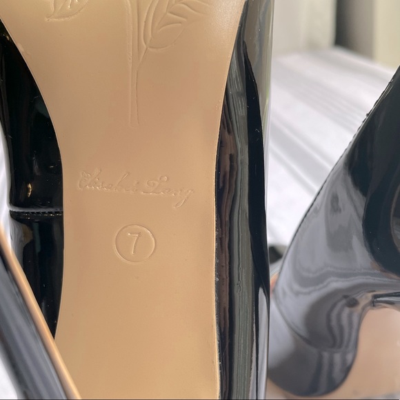 Black shiny pumps, Elizabet Lang, Size 7, NEVER WORN, great condition - Picture 7 of 8